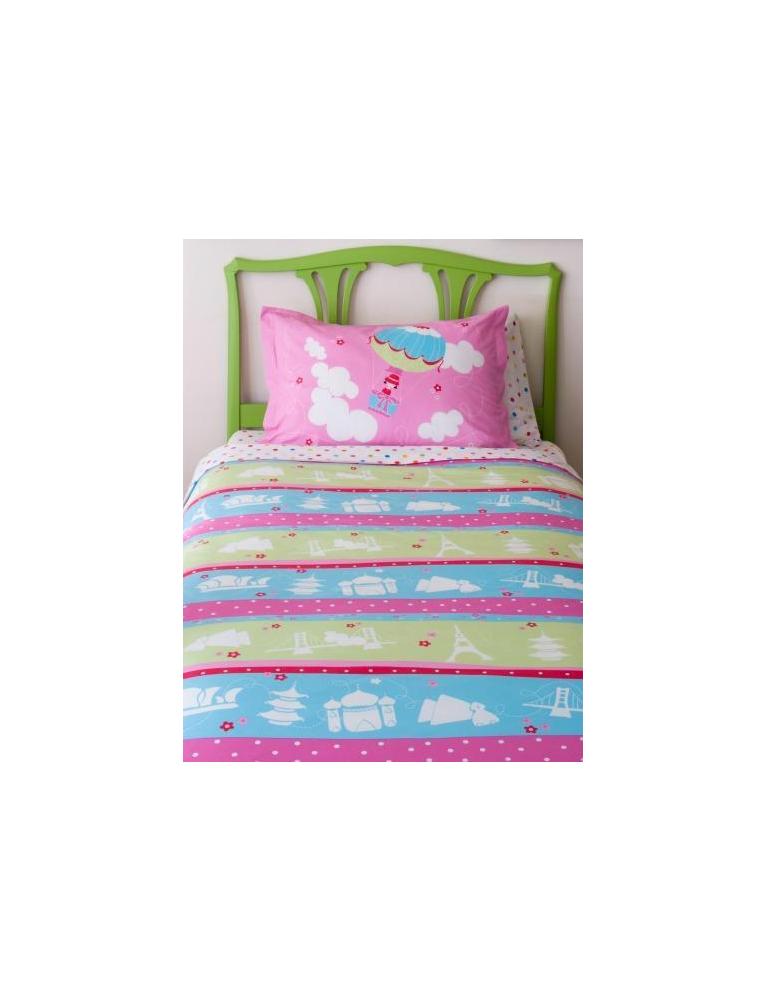 Around the World Quilt Cover set by Kukunest