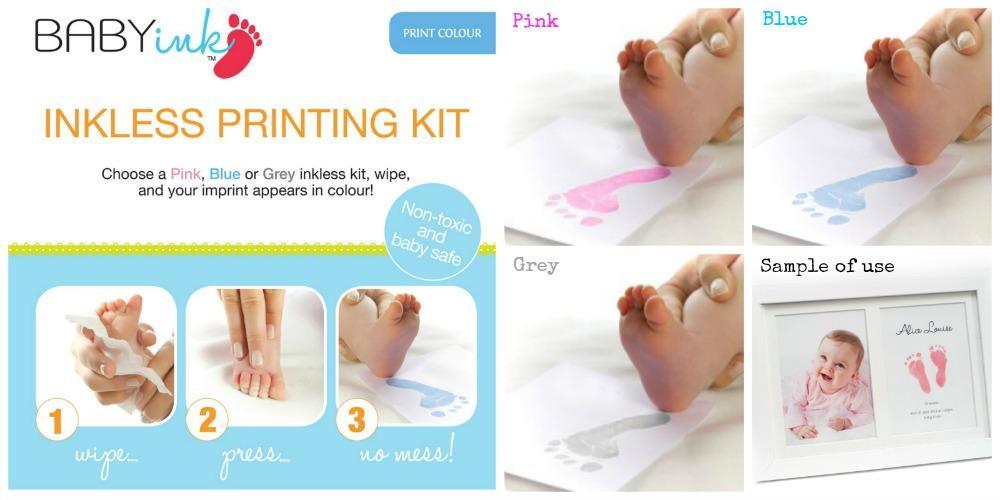 Baby Ink - inkless, mess free, non-toxic printing kit