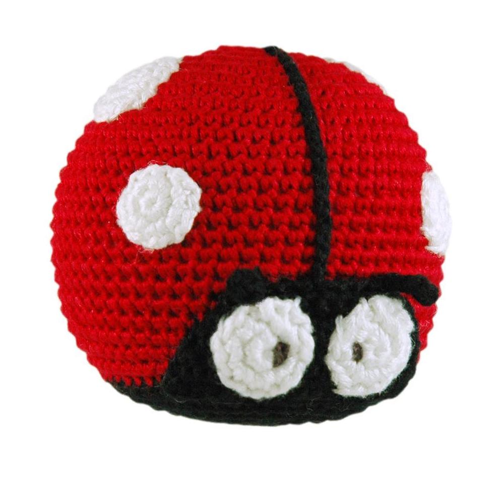 Dandelion Lady Bug Bamboo Roly Poly Rattle Teether