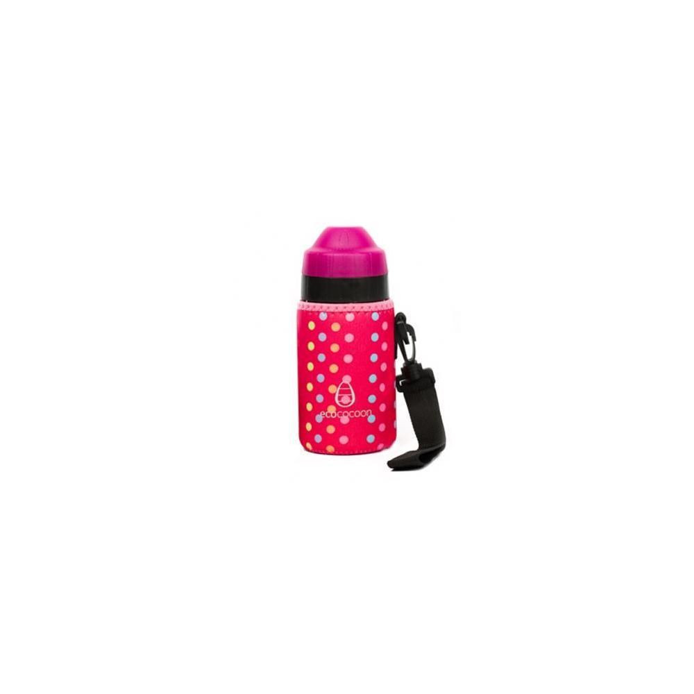 Ecococoon 350ml Pink Spot Bottle Cuddler