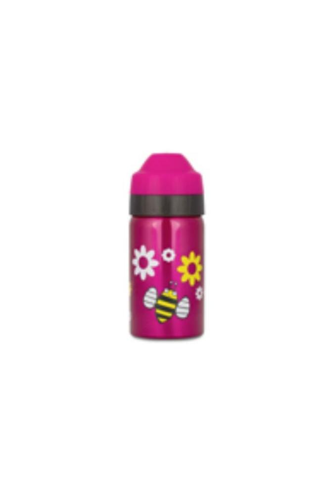 Ecococoon 350ml Spring Bees Pink Insulated Drink Bottle
