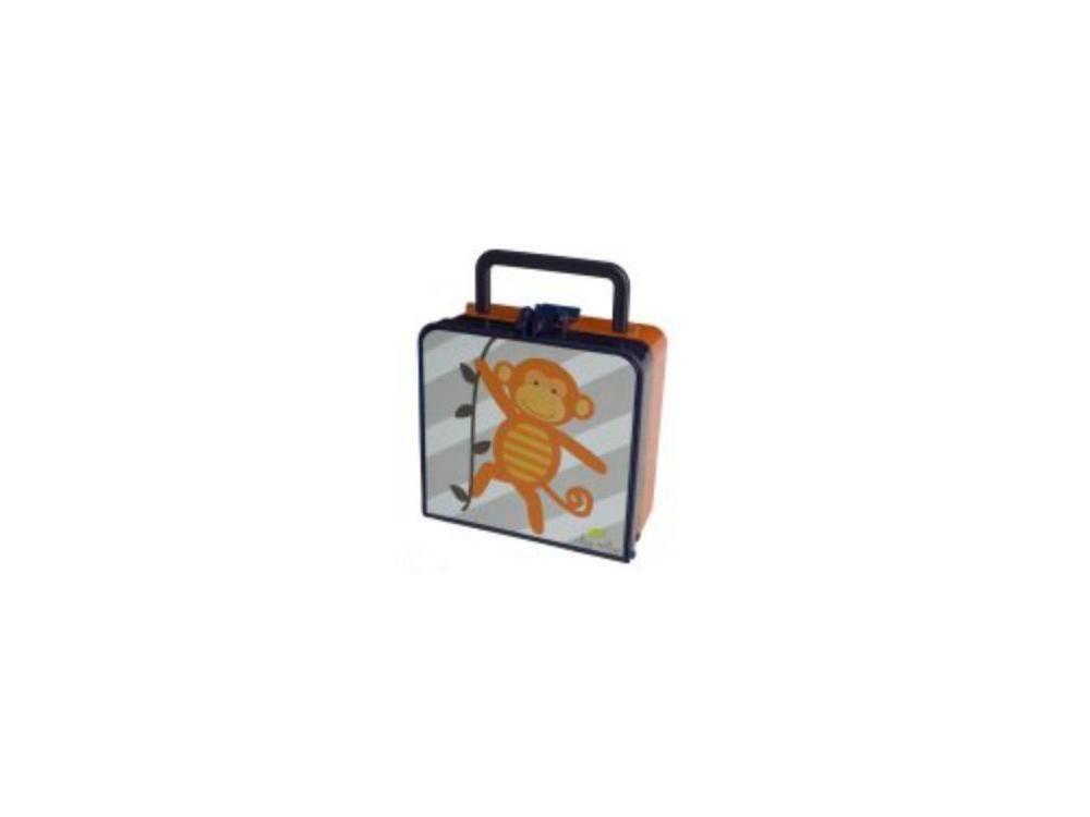 Itzy Ritzy Bento Lunchbox and Reusable Bag Set in Monkey Mania