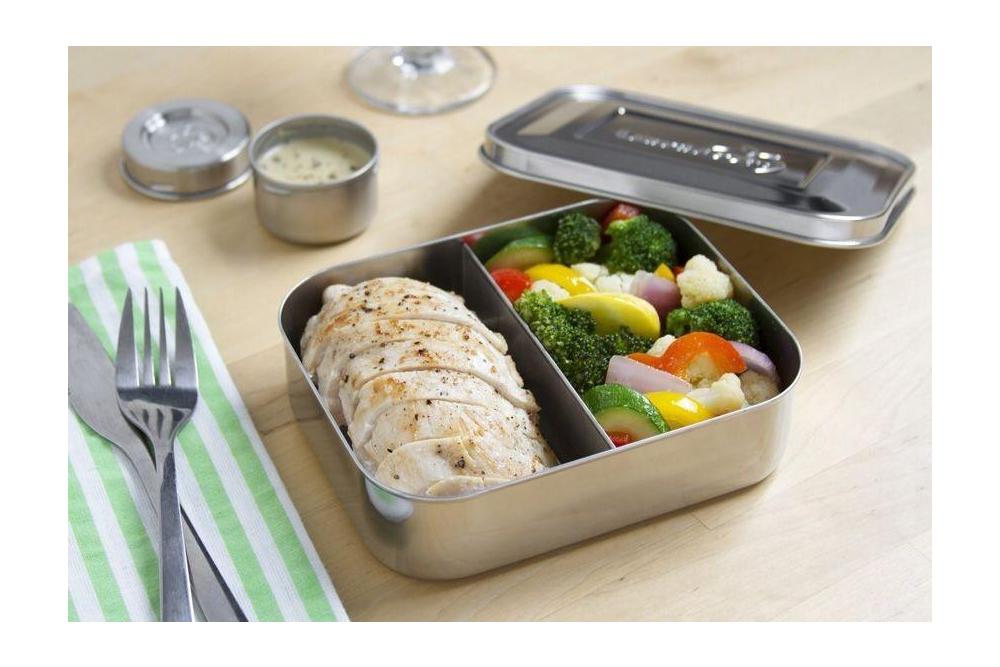 LunchBots Duo Stainless Steel Lunch Box