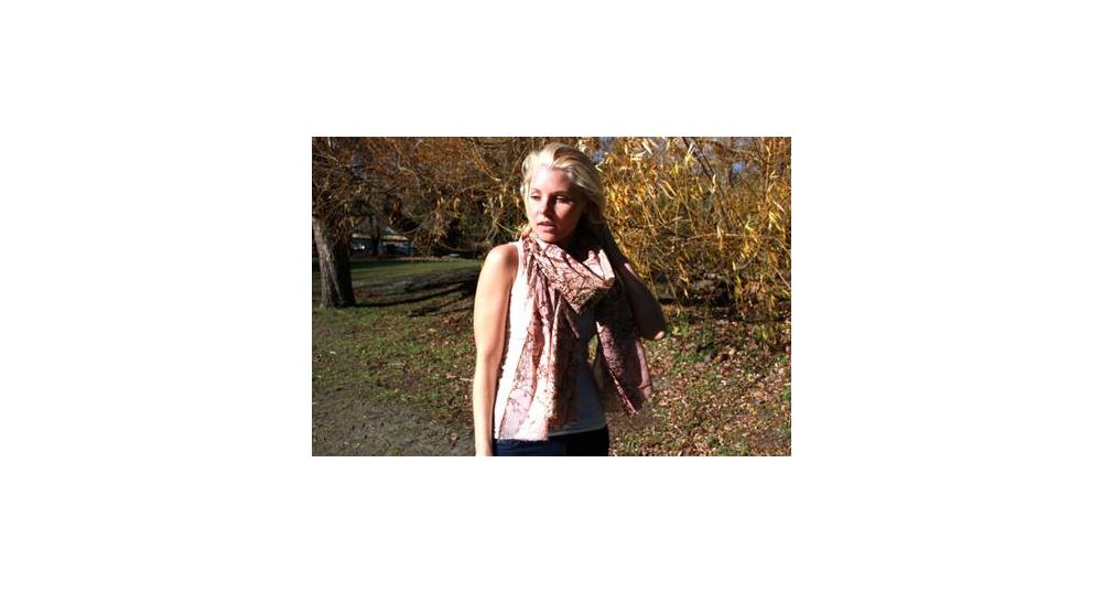 Nine Yaks Sunset in the Desert Scarf