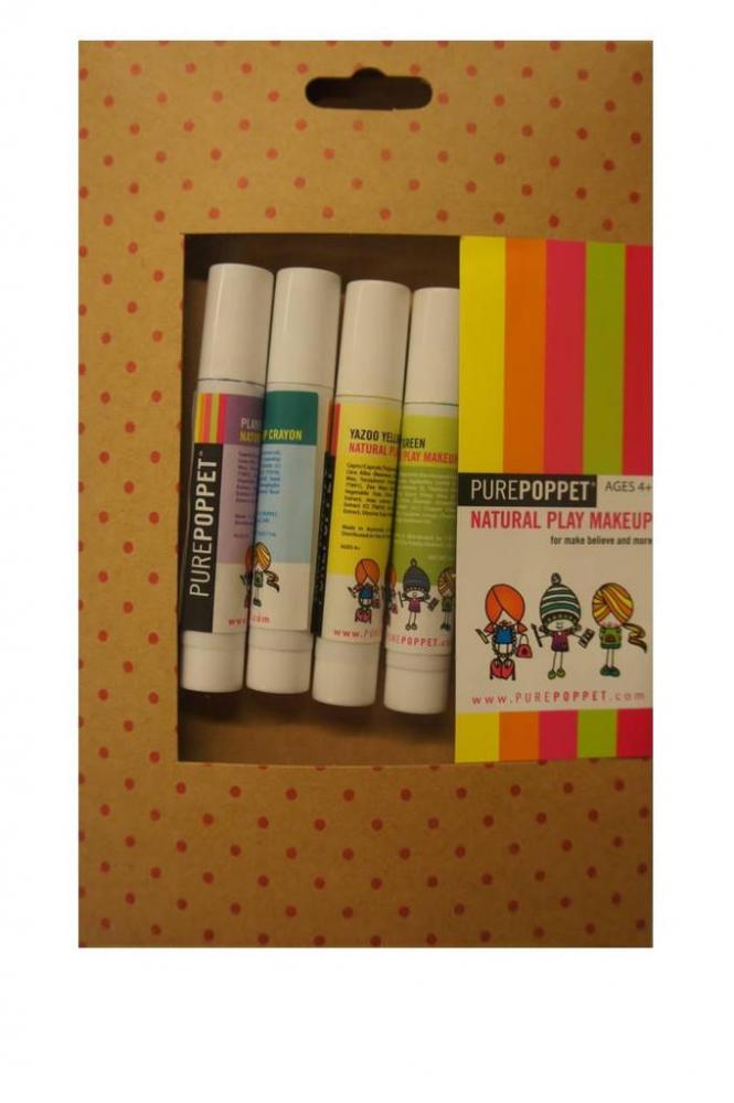 Pure Poppet Natural Play Make-up Crayon Pack of 4