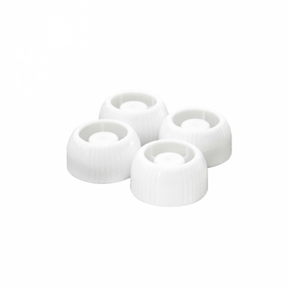 Zestio Child Safe Choke Free Caps for Reusable Food Pouches - 4 pack