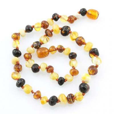 Amber Necklace - Multi Chip