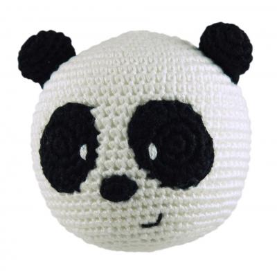 Dandelion Panda Bamboo Roly Poly Rattle Teether