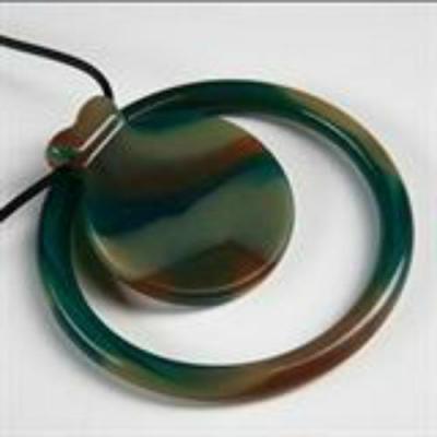Dr Bloom's Turquoise Beach Circle Slide Necklace and Bracelet