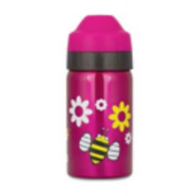 Ecococoon 350ml Spring Bees Pink Insulated Drink Bottle