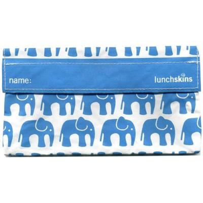 Lunchskins Aqua Elephant - Snack Size Bag