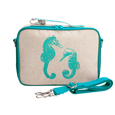 So Young Aqua Seahorse Insulated Lunch Box
