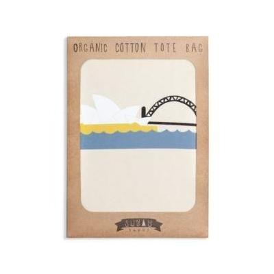 Sunday Paper Sydney Harbour Organic Cotton Tote Bag