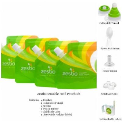 Zestio Reusable Food Pouches Starter Kit